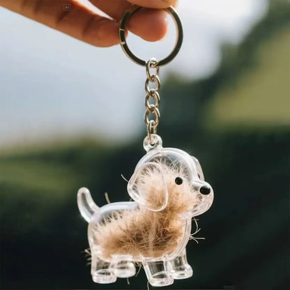 Turn your pet’s fur into a meaningful keepsake you can carry with you every day. This clear memorial capsule lets you safely store a small amount of your dog or cat’s hair — a beautiful reminder of love, memories, and companionship.
