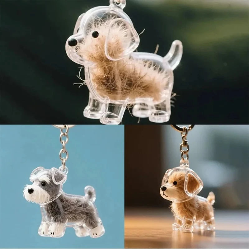 Turn your pet’s fur into a meaningful keepsake you can carry with you every day. This clear memorial capsule lets you safely store a small amount of your dog or cat’s hair — a beautiful reminder of love, memories, and companionship.